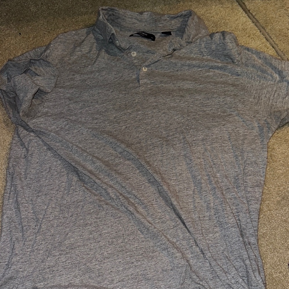 Daniel Cremieux Gray Polo Shirt Soft Knit Classic